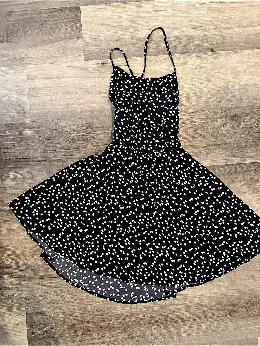 SHEIN Heart Print Mini Dress Size Small